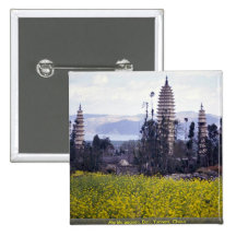 Pagoda de mármol, Dali, Yunnan, China Pins