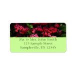 Pagoda Flowers Return Address Label