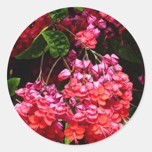 Pagoda Flowers Sticker
