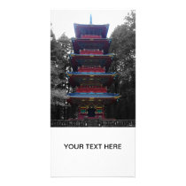 Pagoda in Japanese Monastery Photo Card Template