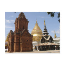 Pagoda in Myanmar Post Card