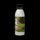 Pagoda pond photography art print water bottles
