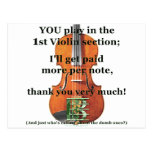 Paid More Per Note Postcard