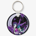 Paige Butterfly Moon Fairy Keychain by mykajelina Paige Butterfly Moon Fairy Keychain