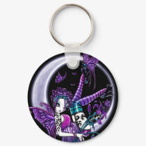 Paige Butterfly Moon Fairy Keychain by mykajelina Paige Butterfly Moon Fairy Keychain