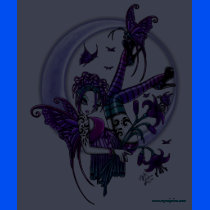 Paige Butterfly Moon Lilly Tattooed Faery Babydoll Tees