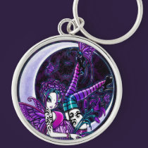 "Paige" Gothic Tattoo Fairy Art Keychain keychains