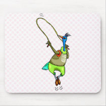 Paige Peacock mousepads by BisforBirds Paige Peacock mousepads