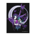 Paige Tattoo Moon Flower Fairy Postcard by mykajelina Paige Tattoo Moon Flower Fairy Postcard