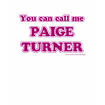 Paige Turner T-shirt by Writersfort Paige Turner T-shirt