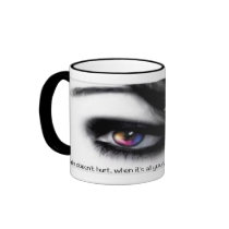 Pain Doesn't Hurt Large Mug by kokobaby Pain Doesn't Hurt Large Mug