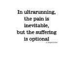 Pain is inevitable quote t shirt