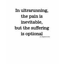 Pain is inevitable quote t-shirts