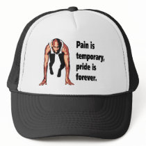 Pain is Temporary - Pride is Forever hats by aesthete Pain is Temporary - Pride is Forever hats