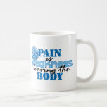 Pain is weakness leaving the body - Volleyball Mugs