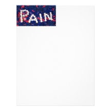 Pain Pills Customized Letterhead