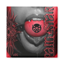 PAIN STAR Ball Gag magnets by painstarart PAIN STAR Ball Gag magnets