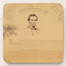 [Paine copy of the Emancipation Proclamation. Copy Coaster