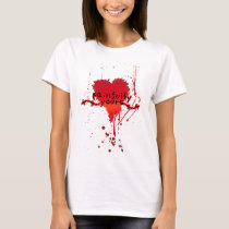 heart, love, pain, blood, thorns, suffering, infatuation, feelings, best, selling, seller, best selling, creative, unique, Shirt with custom graphic design