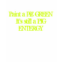 Paint a pig GREEN t-shirts