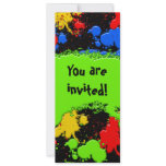 Paint Ball Invitation