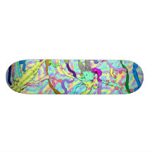 paint blobs skate deck 3