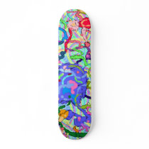 Paint Blobs Skateboard Deck