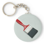 Paint brush key chains