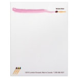 paint brush logo for artist letterhead template