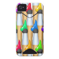 Paint Brushes iPhone 4 Cover casematecase