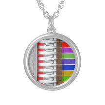 Paint Brushes Necklaces