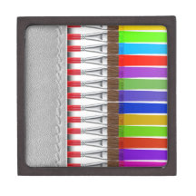 Paint Brushes Premium Keepsake Boxes