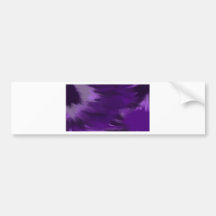 paint explosion in purple. bumper sticker