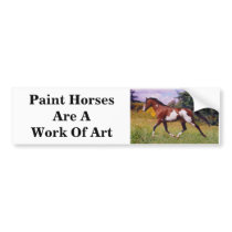Paint Horse, Bumper Sticker bumper stickers