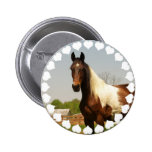 Paint Horse Button