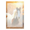 Paint Horse Gold Stationery