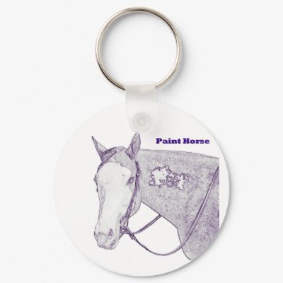 Paint Horse Key chain by KheestoneImages