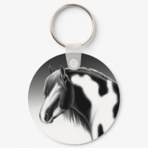 Paint Horse Keychain by twopurringcats Paint Horse Keychain