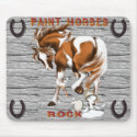 Paint Horses Rock mousepad by Lotacats Paint Horses Rock mousepad