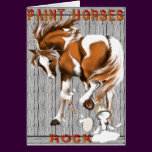 Paint Horses Rock poster