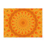 Paint it orange - fresh mandala art post card