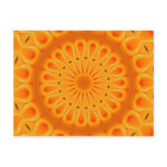 Paint it orange - fresh mandala art post card