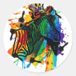 Paint_It_Yourself Round Stickers