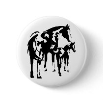Paint Mare and Foal Buttons