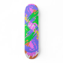 Paint Multicolor Skateboard by Nomeolvides Paint Multicolor Skateboard