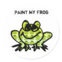 Paint My Frog Sticker