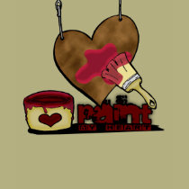 'Paint My Heart Reversible Sheer Top t-shirts