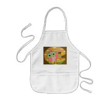 Paint My Love Owl aprons by udonchow Paint My Love Owl aprons