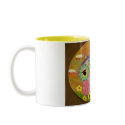 Paint My Love Owl mugs by udonchow Paint My Love Owl mugs