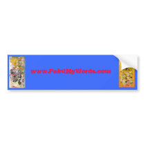 Paint My Words Logo Bumper Sticker bumper stickers